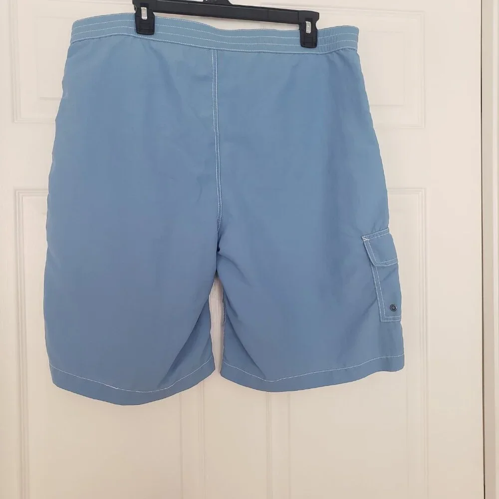Polo Ralph Lauren Men's Swim Trunks Board Shorts Mesh‎ Lined Blue Size Large